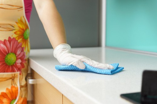 Professional deep cleaning for a Swisscottage home kitchen