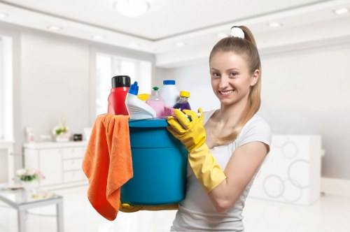 Prepared commercial cleaning schedule for a Swisscottage business property
