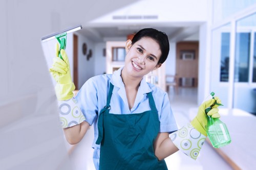 Professional carpet cleaner in Swisscottage with cleaning equipment